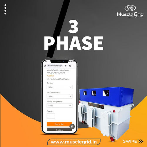 MuscleGrid 3 Phase Servo PRICE CALCULATOR