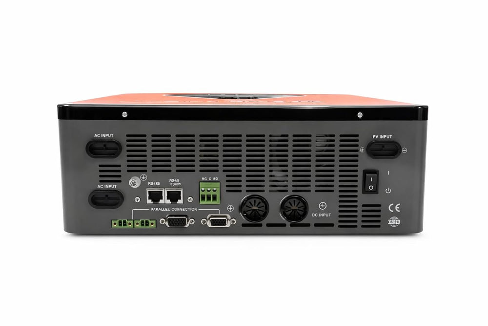 MuscleGrid Titan Series 6.2kW Hybrid Solar Inverter | 48V System | 120A Battery Charger | 27A PV Input | Up to 9kW Solar Support | Parallel up to 9 Inverters | WiFi Monitoring | VoltDoctor Support App