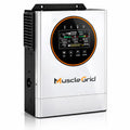 MuscleGrid 12kW Hybrid Solar Inverter for Home Mainline | Supports up to 15kW Solar Panels | Runs 5 ACS + Full House Load | Pure Sine Wave | Inbuilt WiFi Monitoring | Big LCD Display