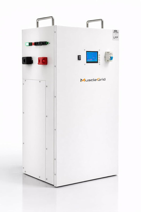48V 100Ah LiFePO4 Battery (15 Cells) with Smart BMS & Active Balancer | RS485 & CAN Communication | 50 Years Life | 5 Year Warranty