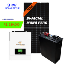 Load image into Gallery viewer, MuscleGrid 3 KW Solar Setup Combo Deal