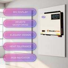 Load image into Gallery viewer, Hybrid Solar Inverter, 6.2KW, Transformerless Technology with Active Temperature Controller 48V (6.2KW (48V))