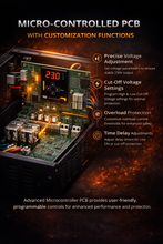 Load image into Gallery viewer, MuscleGrid 10kVA Servo Automatic Voltage Stabilizer | Working Range 130V–280V | Residential