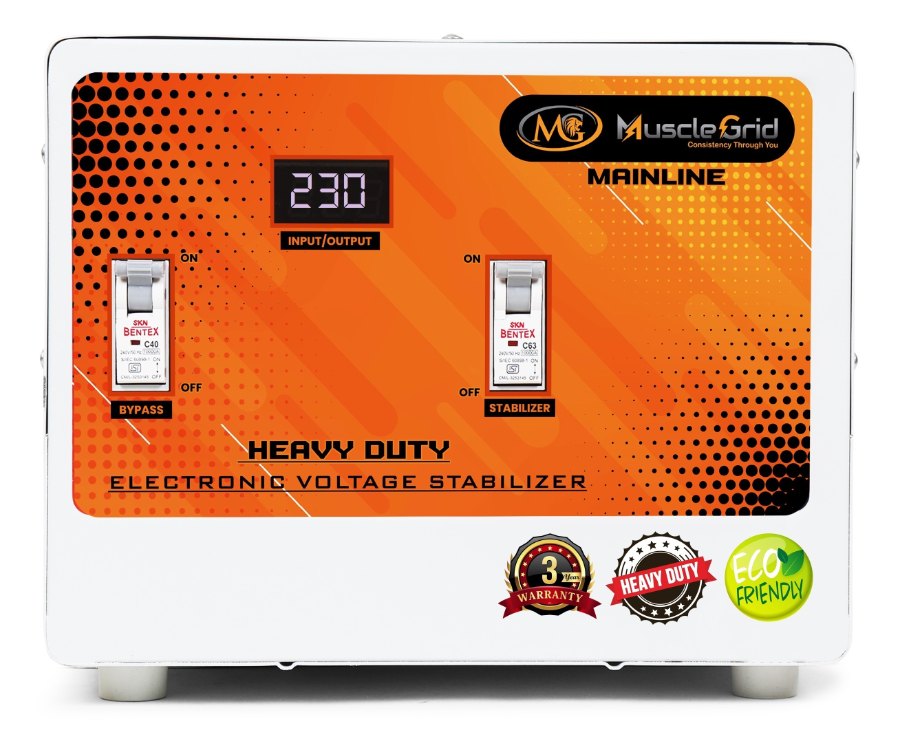 MuscleGrid mainline voltage stabilizer